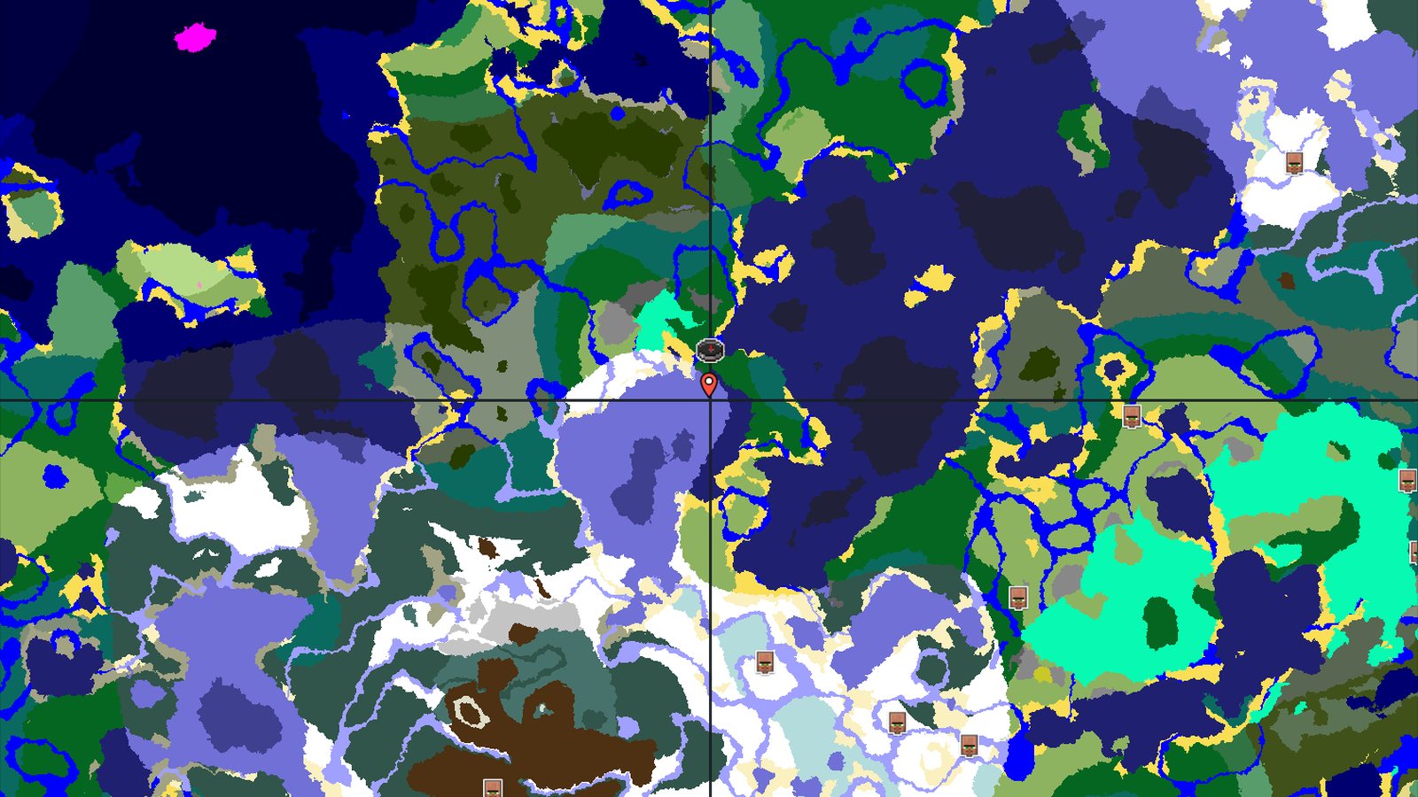 Forest Spawn with Nearby Cold Ocean and Trial Chambers — Minecraft seed preview