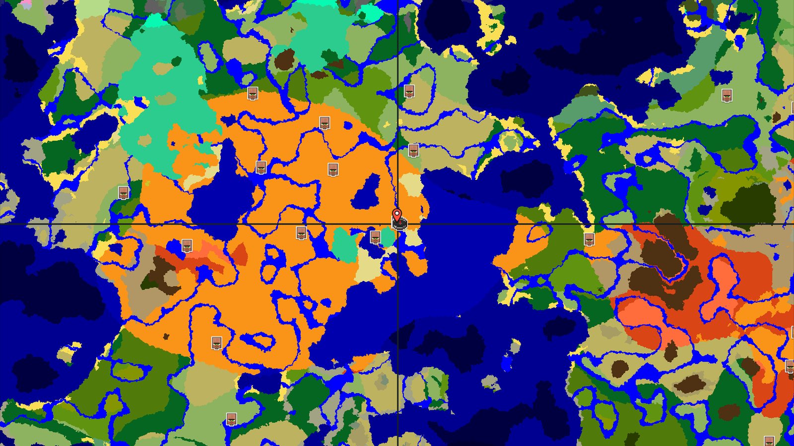 Desert Spawn with a Nearby Village and Mangrove Swamp — Minecraft seed preview