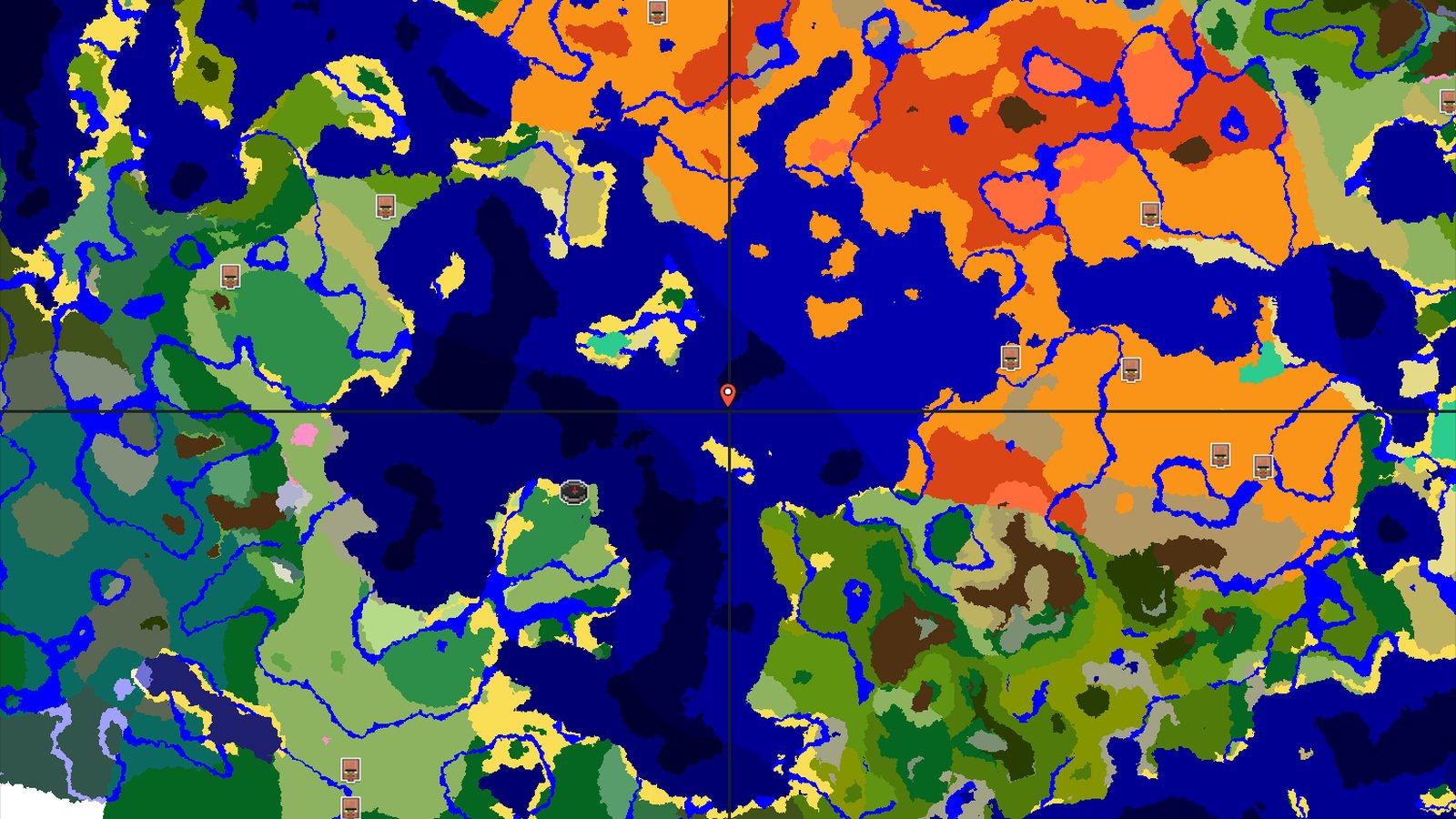 Flower Forest Spawn with Nearby Trial Chambers — Minecraft seed preview