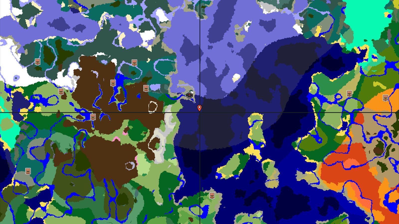 Plains Island with Ancient City and Trail Ruins — Minecraft seed preview