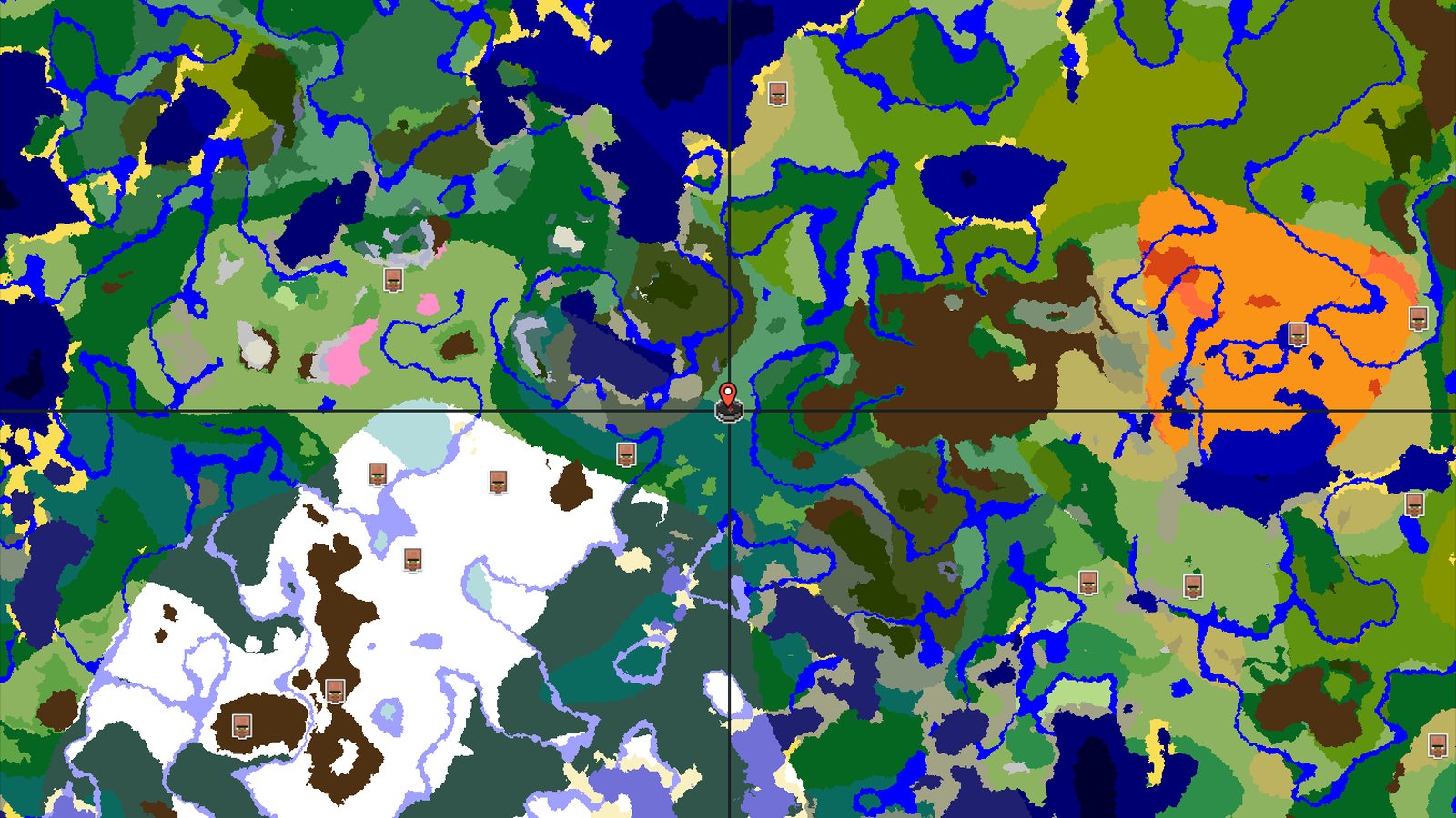 Forests and a Nearby Pale Garden — Minecraft seed preview