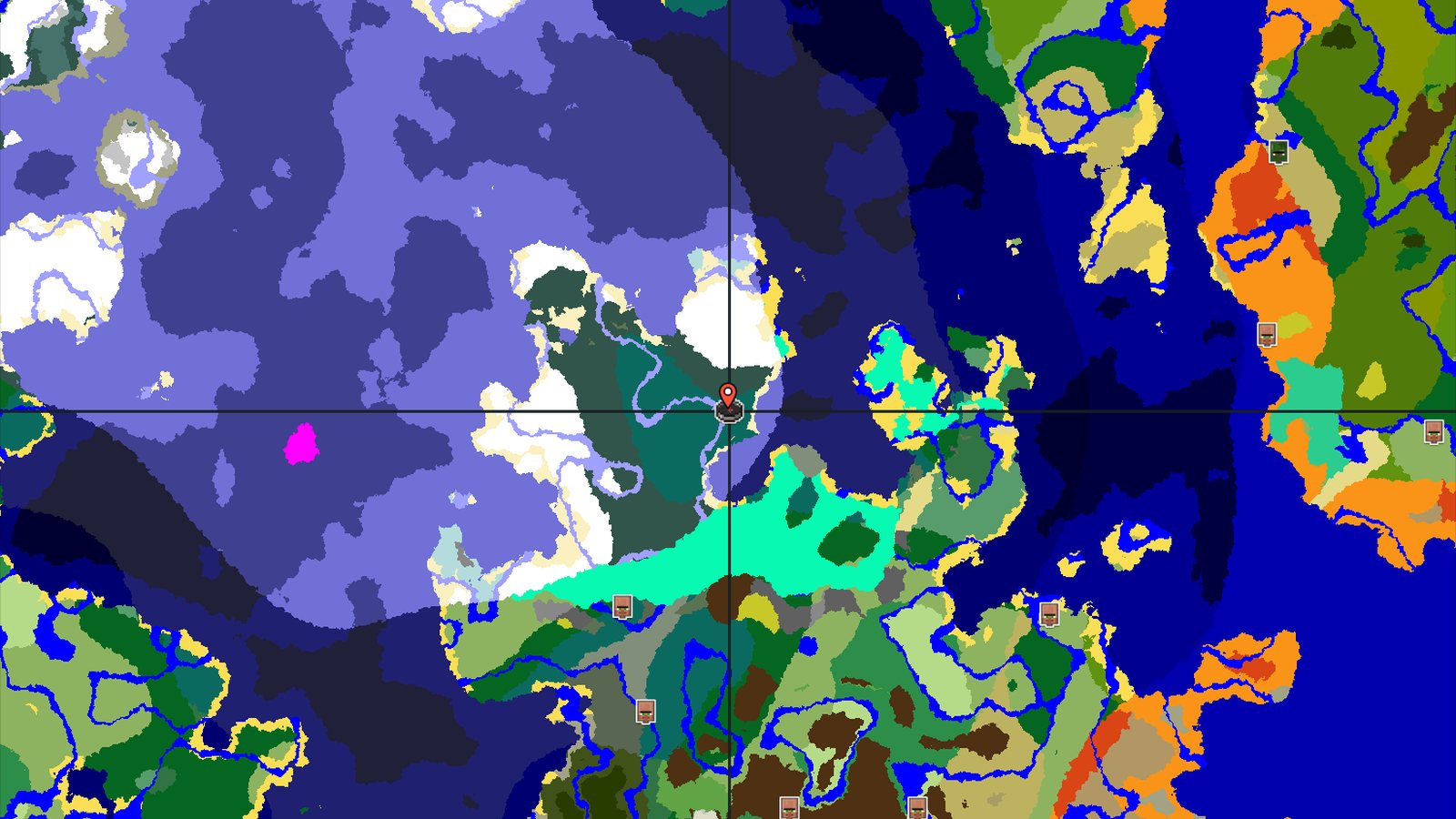 A Taiga Spawn with Quick Underground Access — Minecraft seed preview