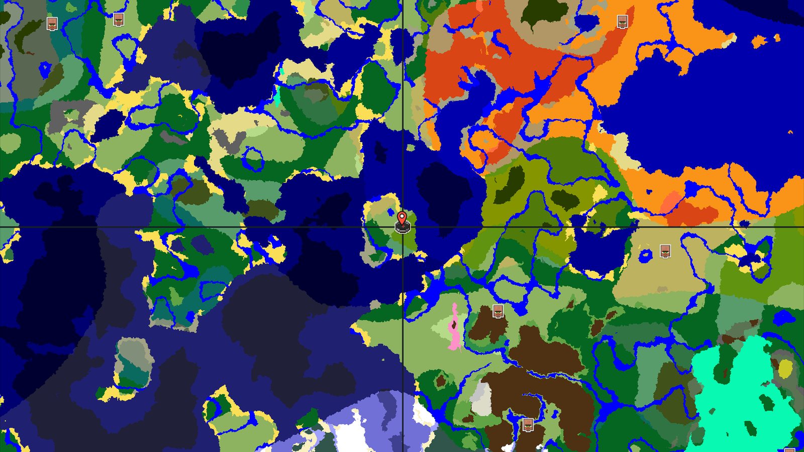 Spawn in Sparse Jungle, Explore Diverse Biomes — Minecraft seed preview