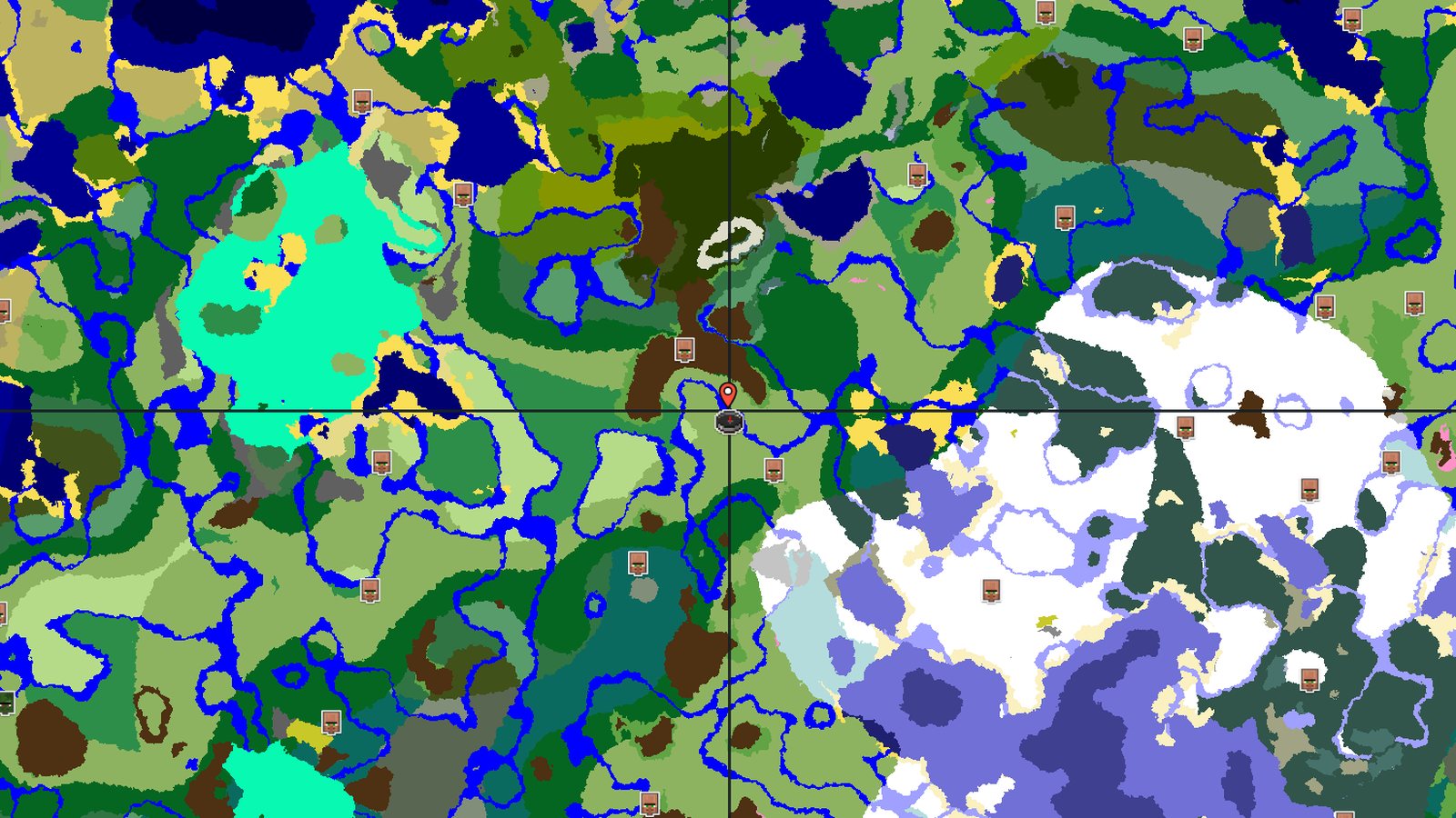 Flower Forest Crater with Ancient City — Minecraft seed preview