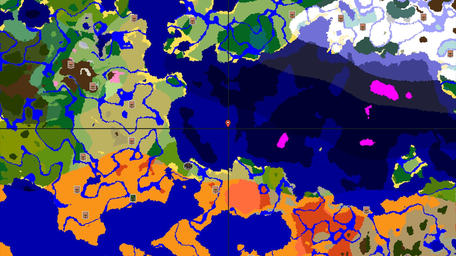Sparse Jungle Spawn with Nearby Trial Chambers — Minecraft seed preview
