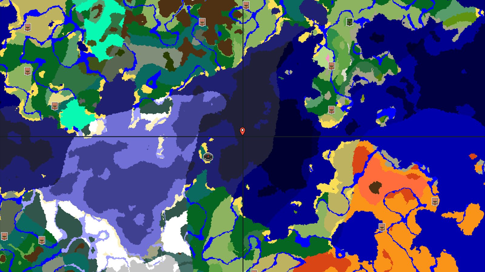 Ocean Journey with Nearby Trail Ruins — Minecraft seed preview