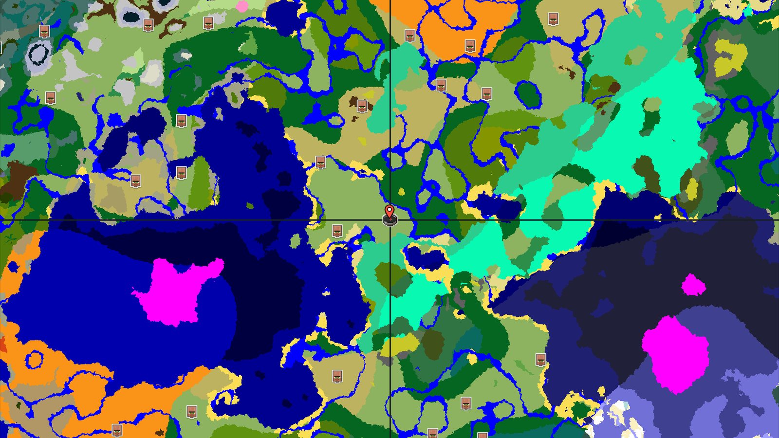 Mangrove Swamp and Jungle Near Plains Spawn — Minecraft seed preview