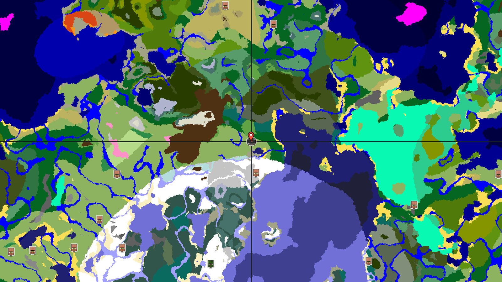 Plains Spawn with Early Mineshaft and Woodland Mansion — Minecraft seed preview