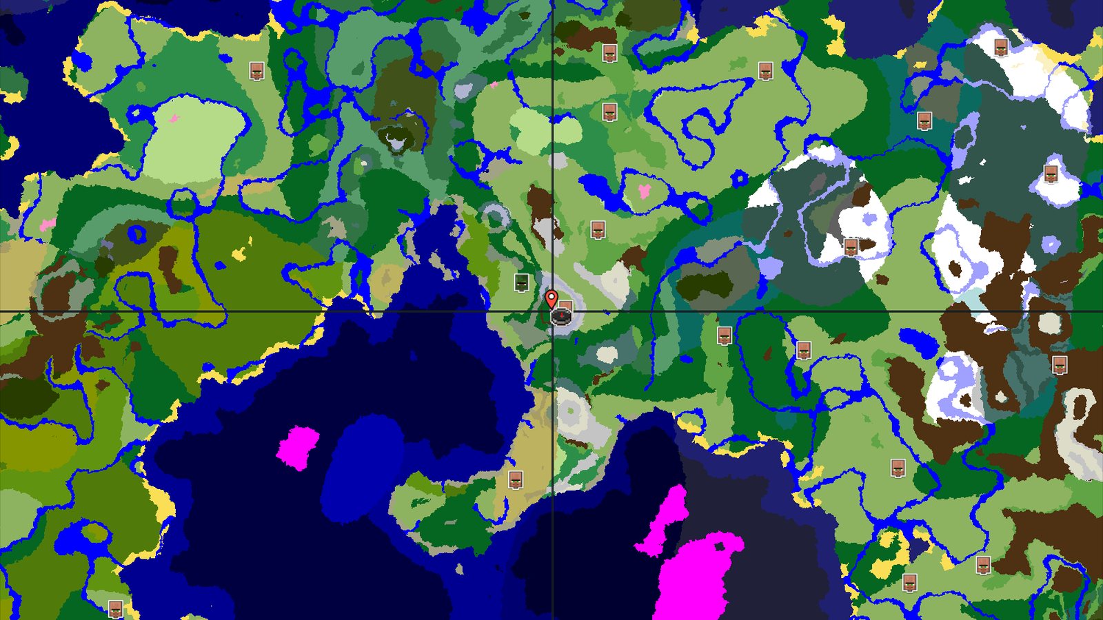 Spawn Near a Village and a Striking Cherry Grove — Minecraft seed preview