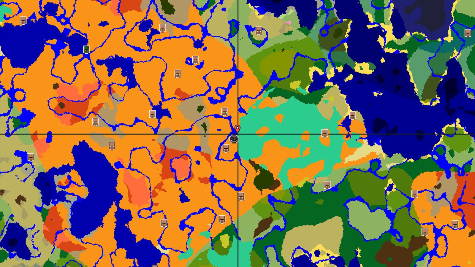 Desert Spawn with Nearby Mineshaft and Badlands Hills — Minecraft seed preview