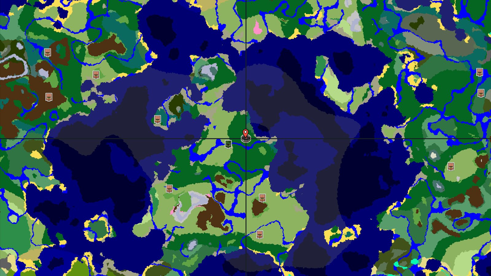 Spawn in Forest with Nearby Zombie Village — Minecraft seed preview