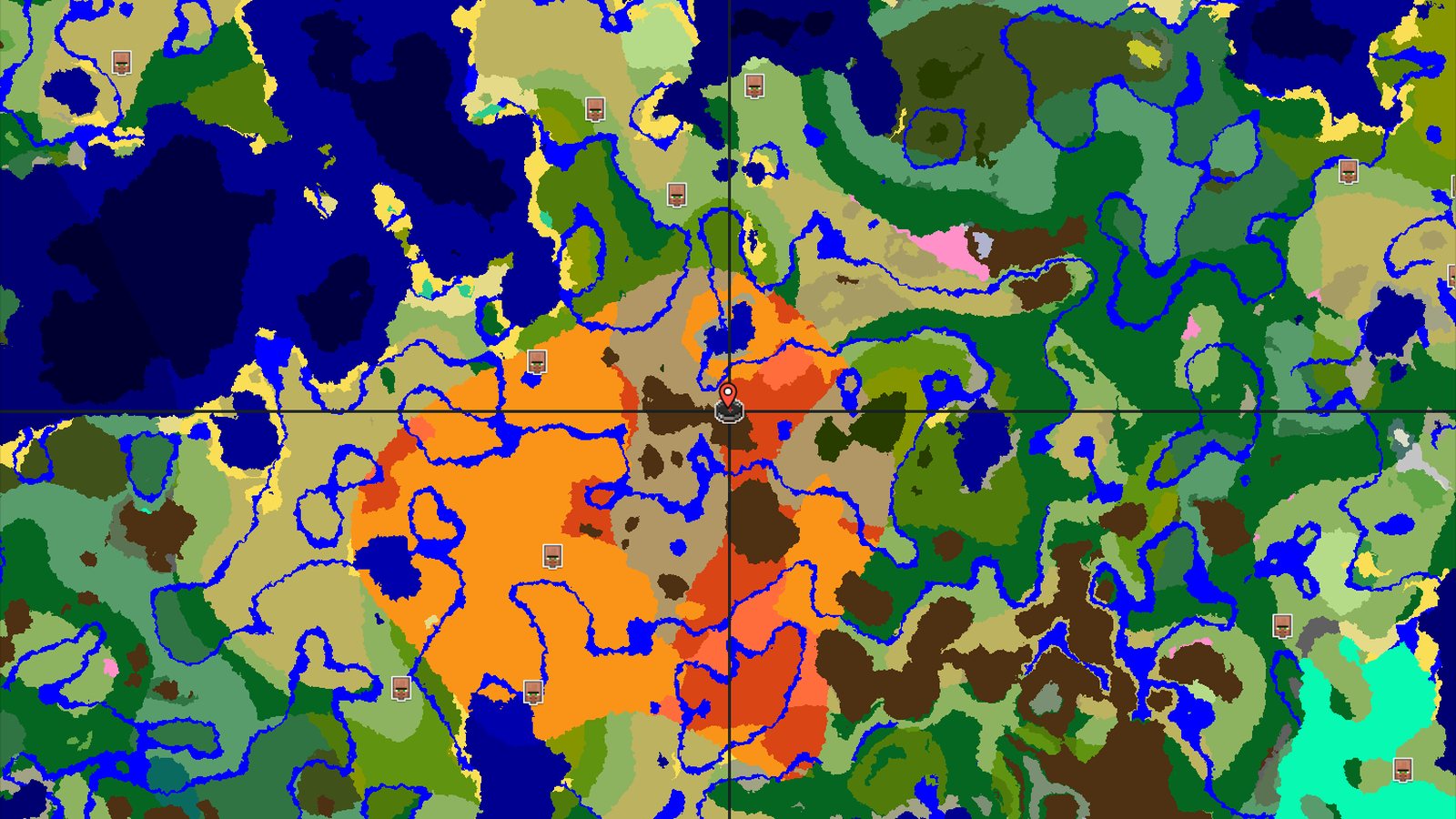 Badlands Spawn with Eroded Peaks and Lush Caves Below — Minecraft seed preview