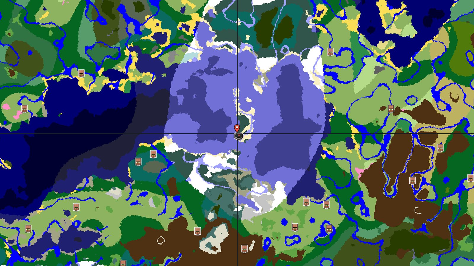 Snowy Taiga Island Survival — Minecraft seed preview