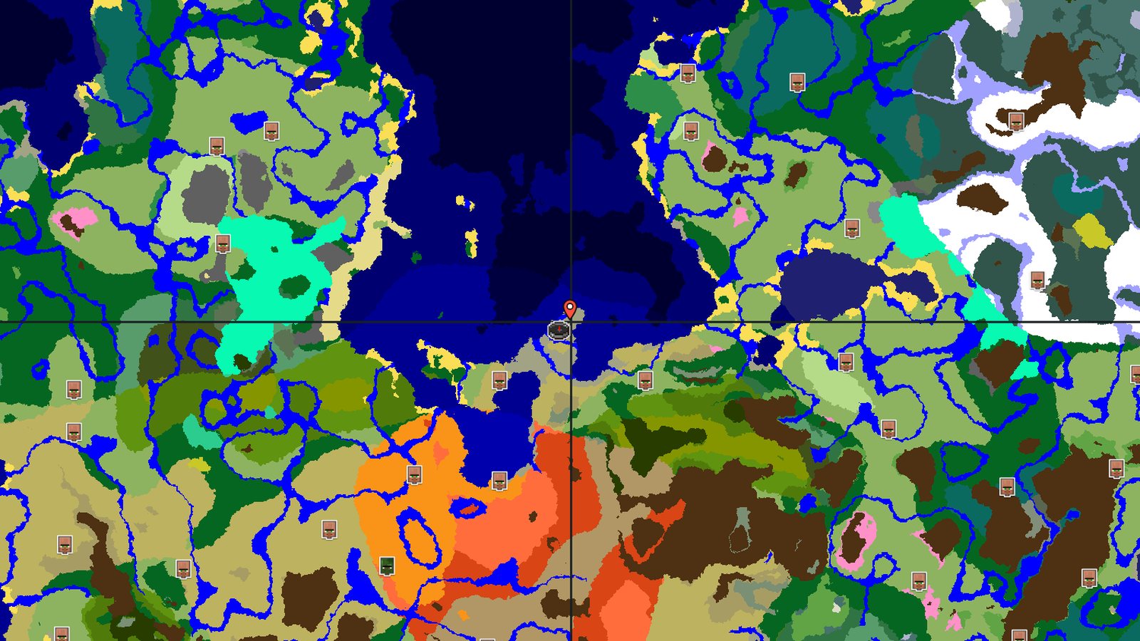 Savanna Island with Buried Treasure — Minecraft seed preview
