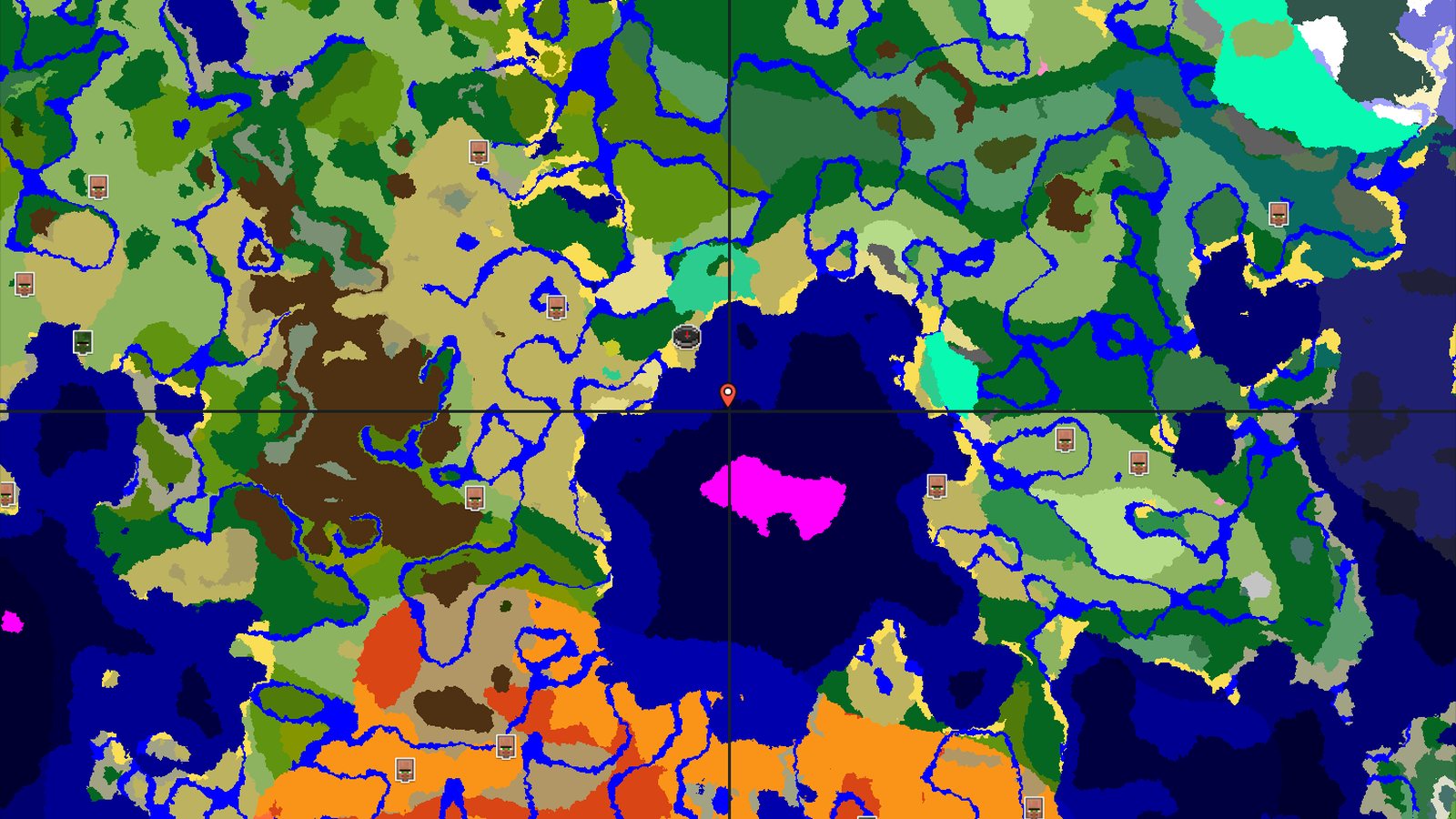 Mangrove Swamp 128 Blocks From Savanna Spawn — Minecraft seed preview