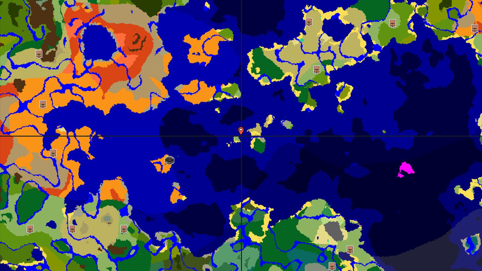 Island Hopping Adventure in a Desert Sea — Minecraft seed preview