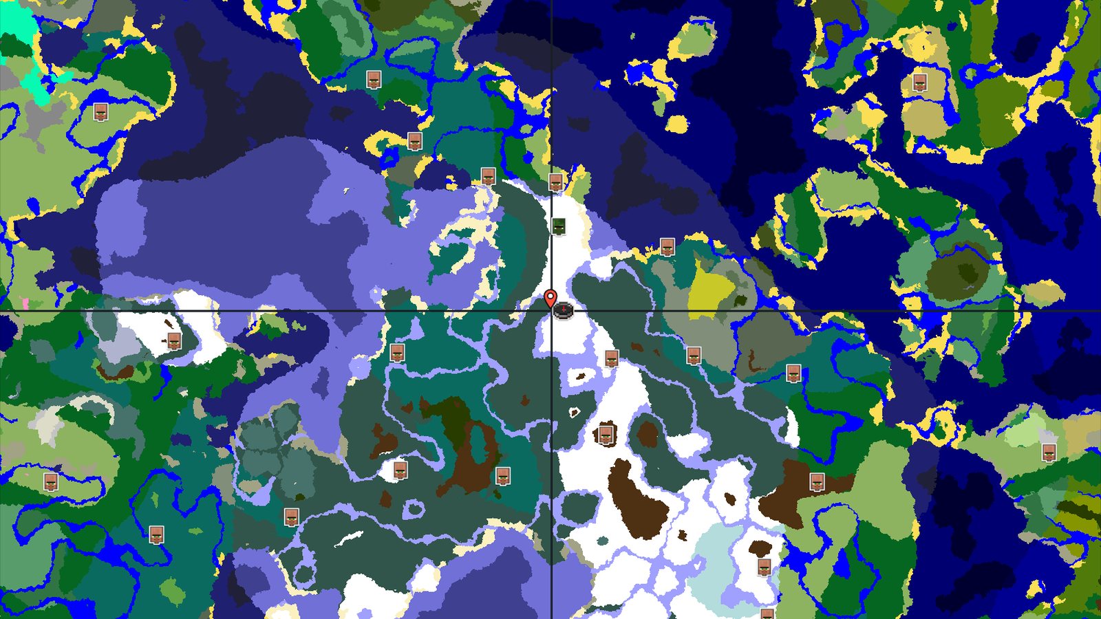 Snowy Plains Spawn with Nearby Igloo — Minecraft seed preview