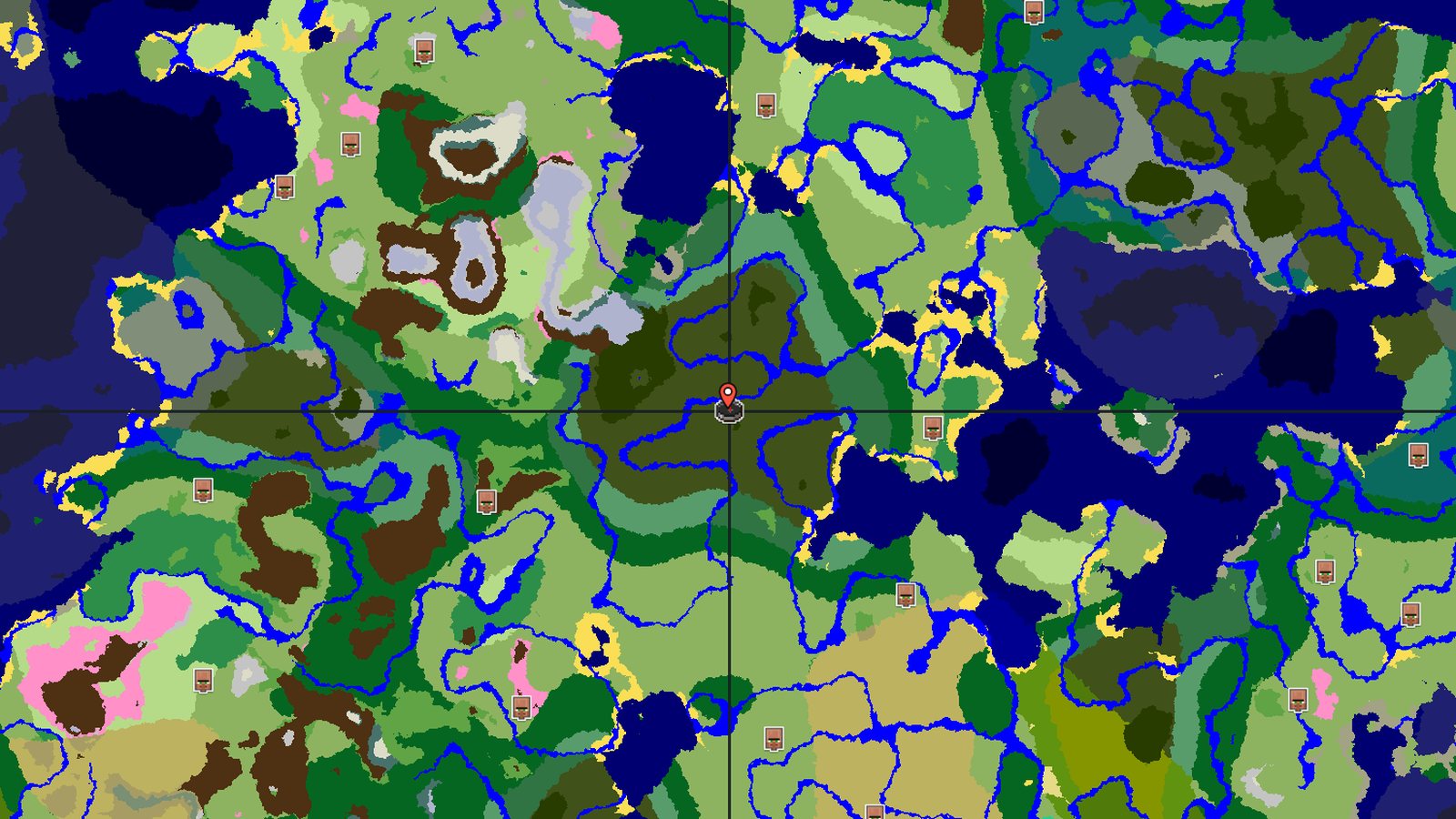 Woodland Mansion and Geode Near Spawn — Minecraft seed preview