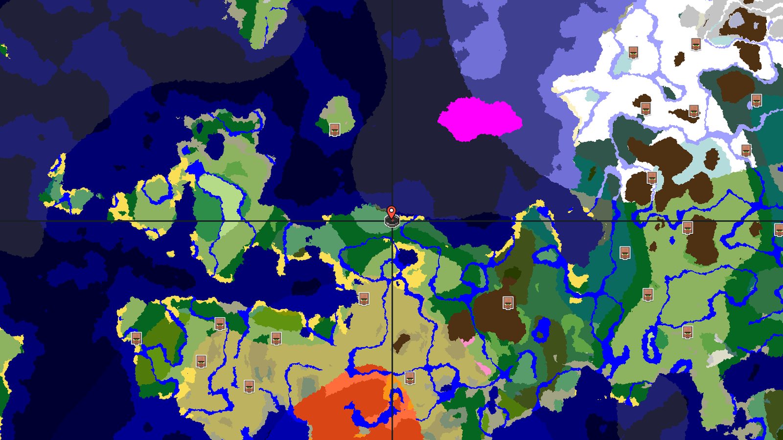 Mushroom Fields and Trail Ruins Near Spawn — Minecraft seed preview