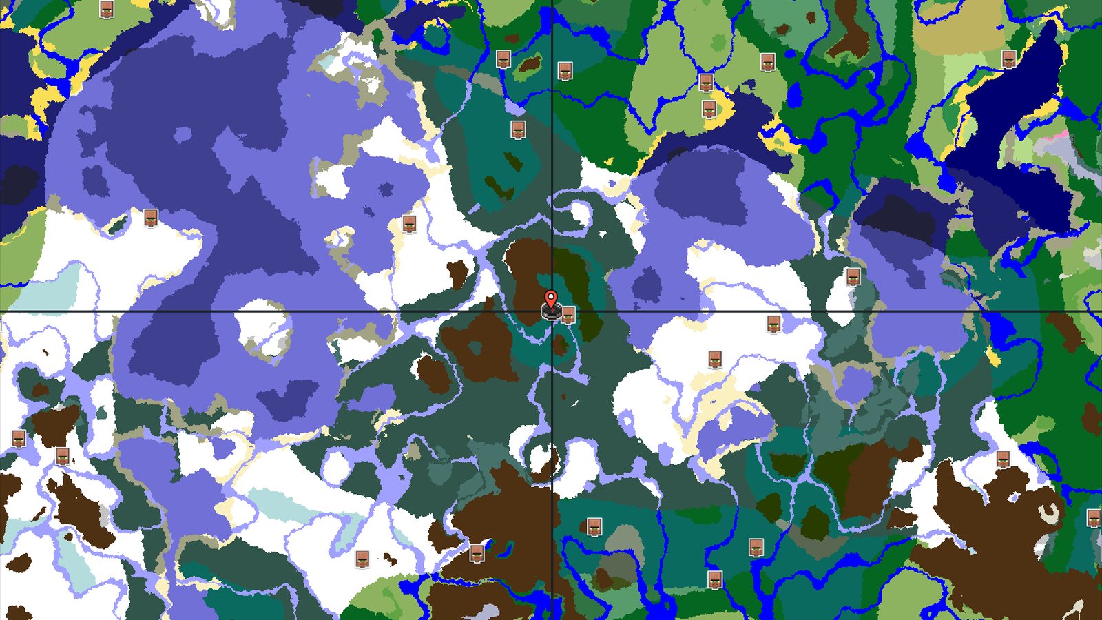 Taiga Spawn with Nearby Village and Trial Chambers — Minecraft seed preview