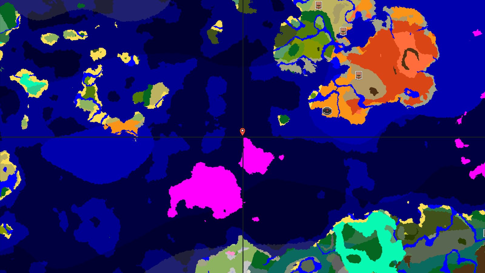Badlands and Sparse Jungle Near Desert Spawn — Minecraft seed preview