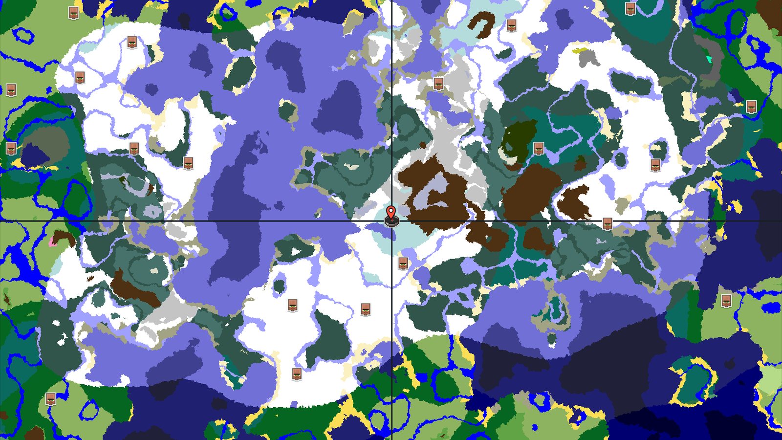 Ice Spikes Spawn with Nearby Trial Chambers — Minecraft seed preview