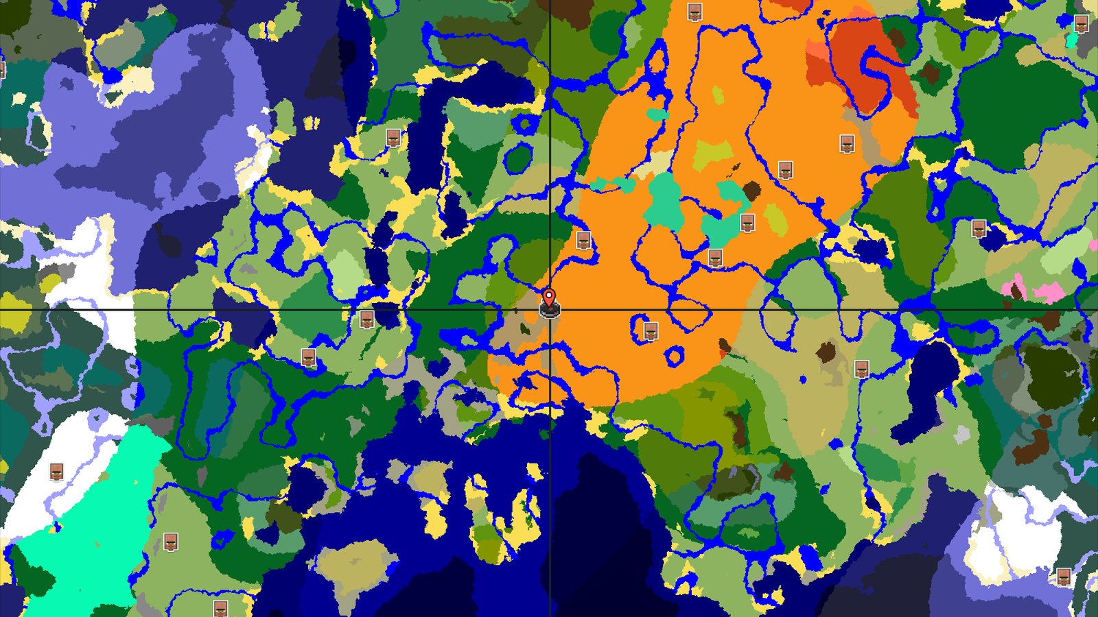 A Badlands Start with a Close Village — Minecraft seed preview