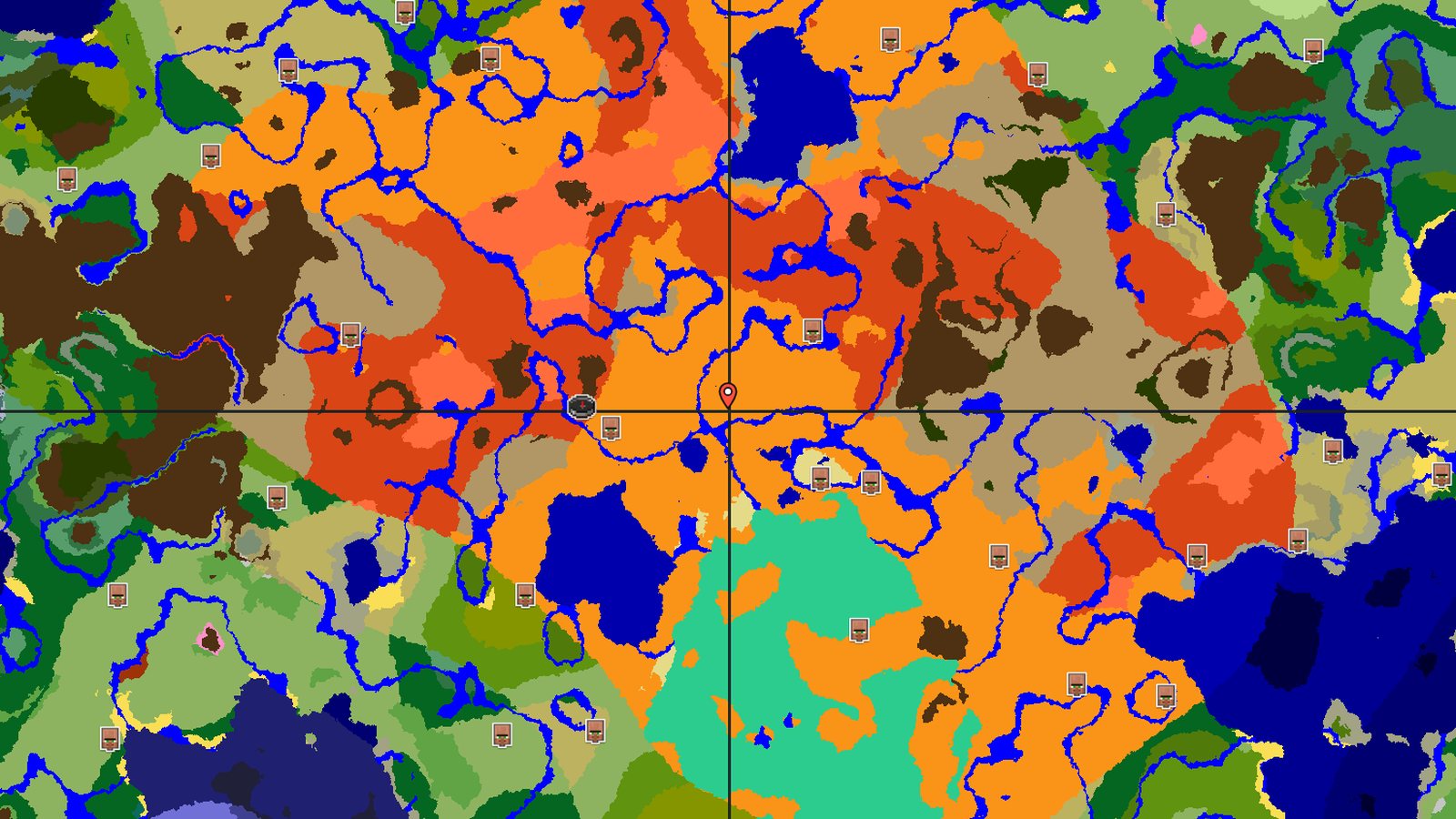Badlands with Eroded Badlands — Minecraft seed preview