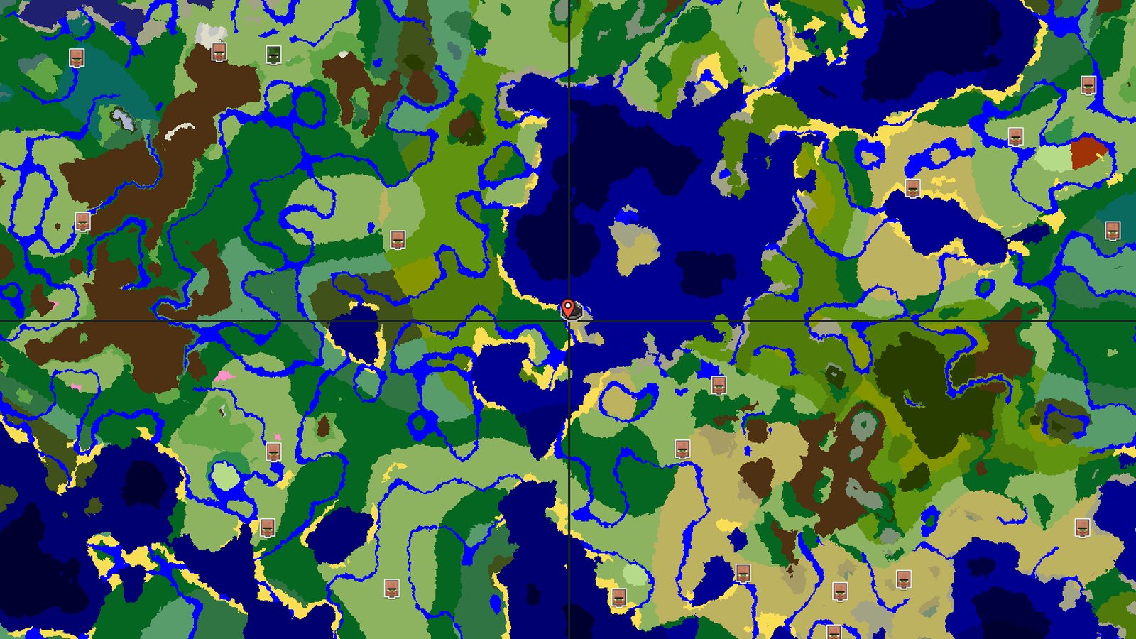Savanna Island with Buried Treasure — Minecraft seed preview