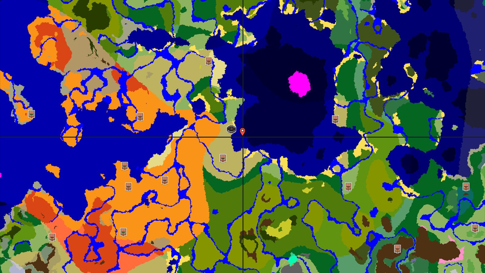 Village with Blacksmith and Nearby Jungles — Minecraft seed preview