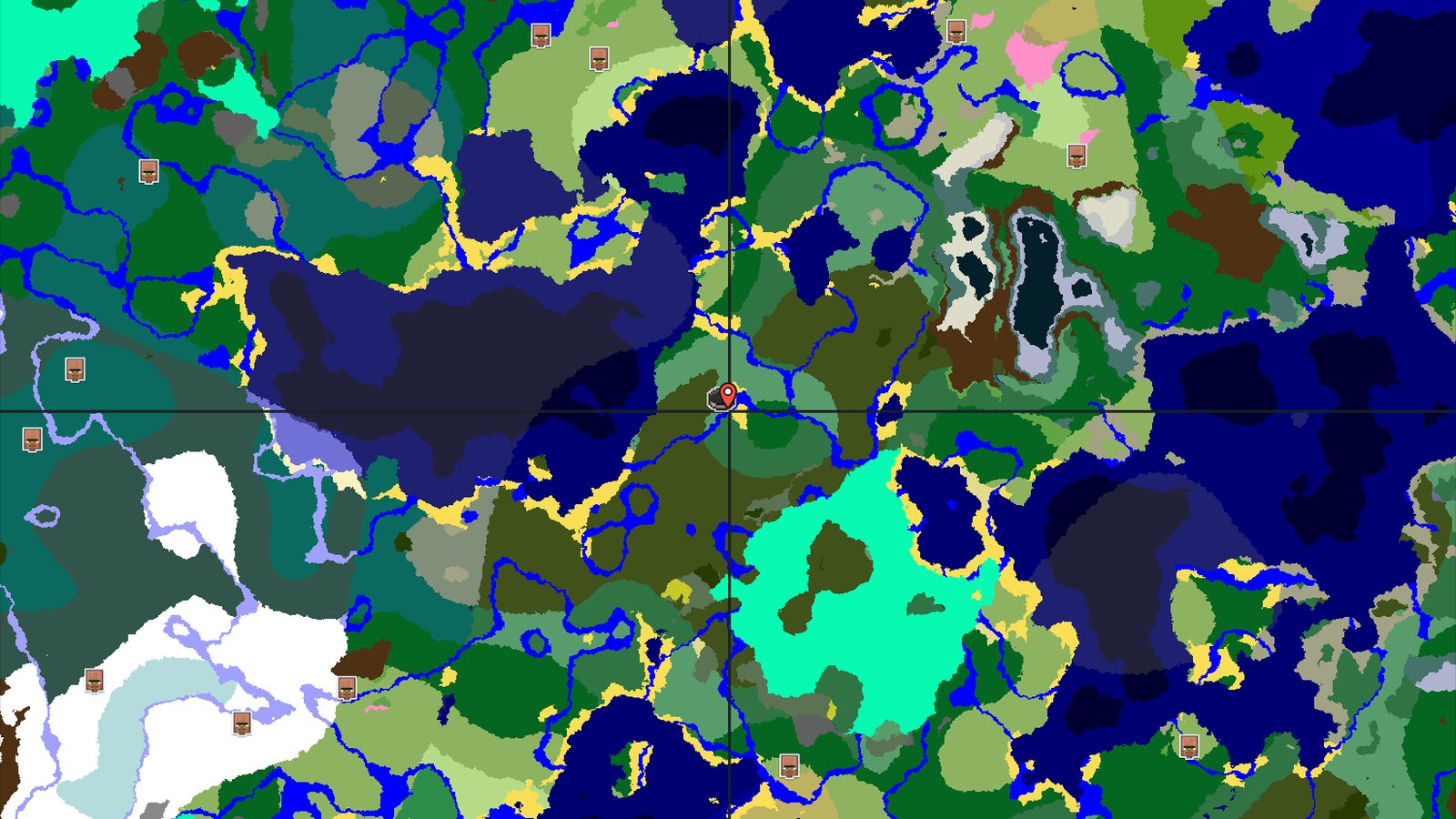 Spawn in a Dark Forest with a Mansion Nearby — Minecraft seed preview