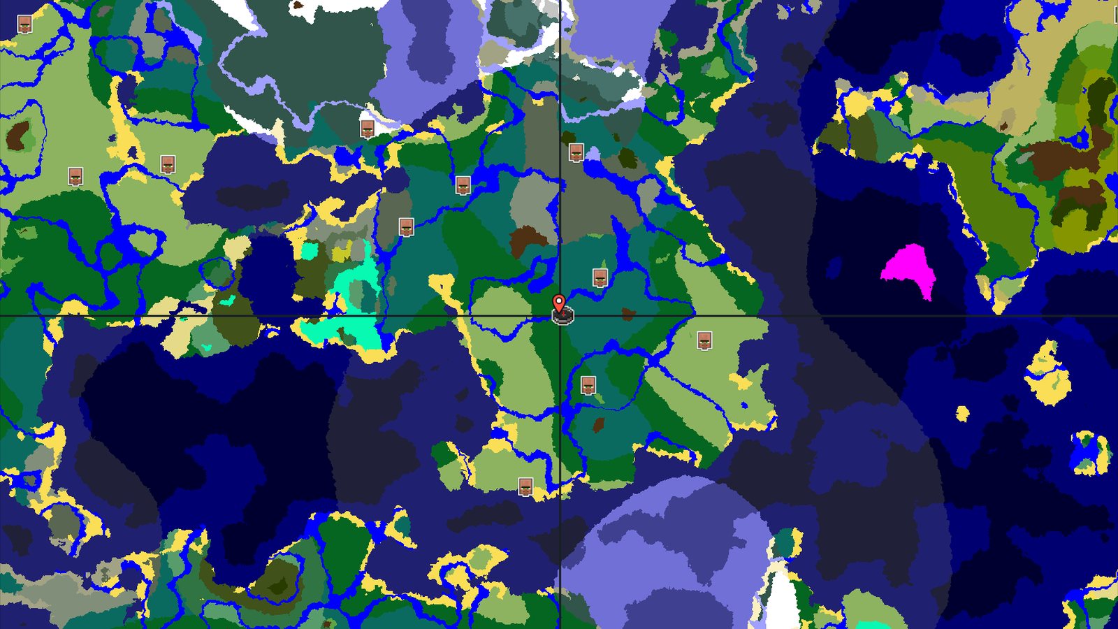 Forest Spawn with Nearby Ruined Portal — Minecraft seed preview