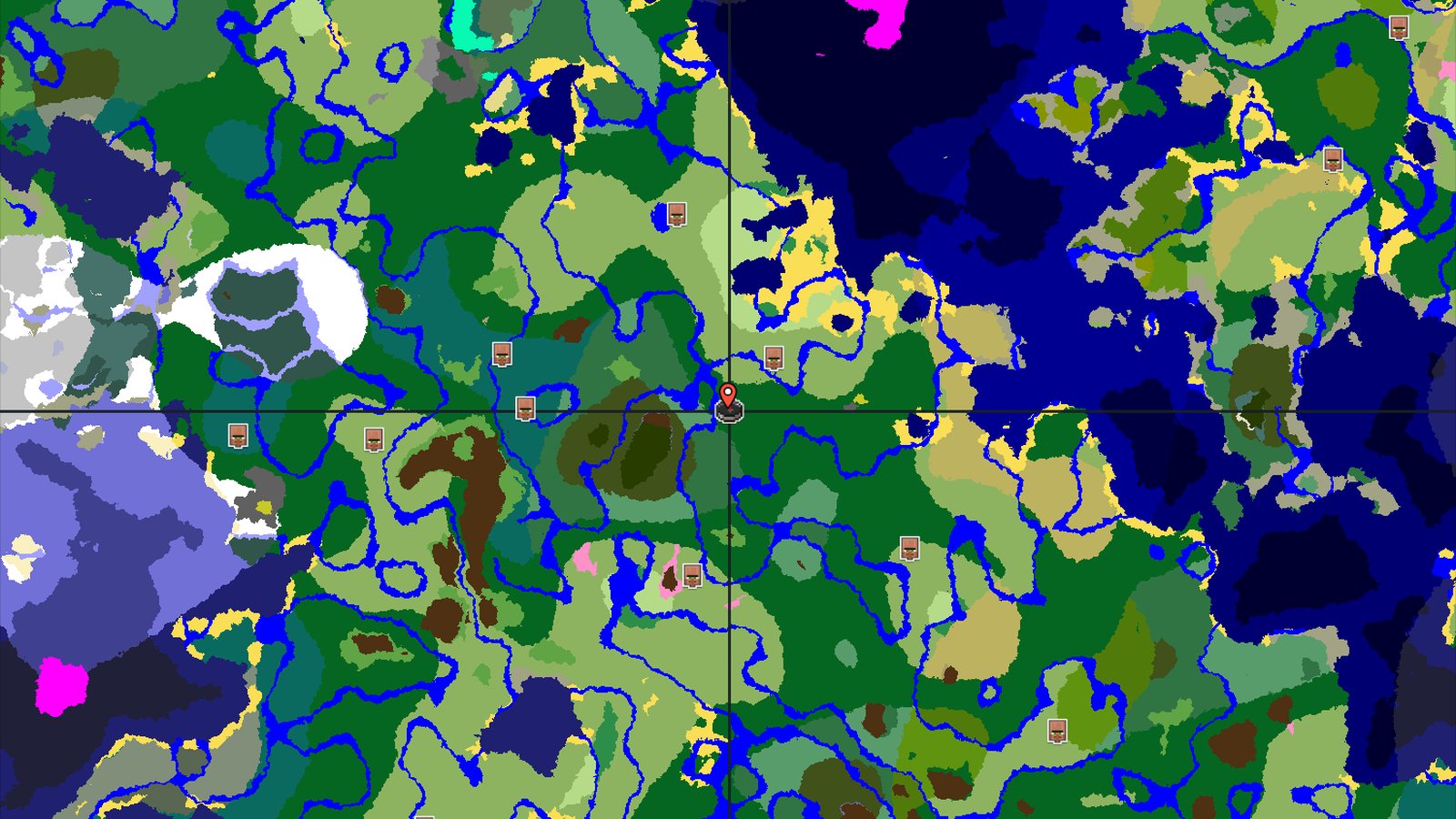 Forest Spawn with Nearby Village and Lush Caves — Minecraft seed preview