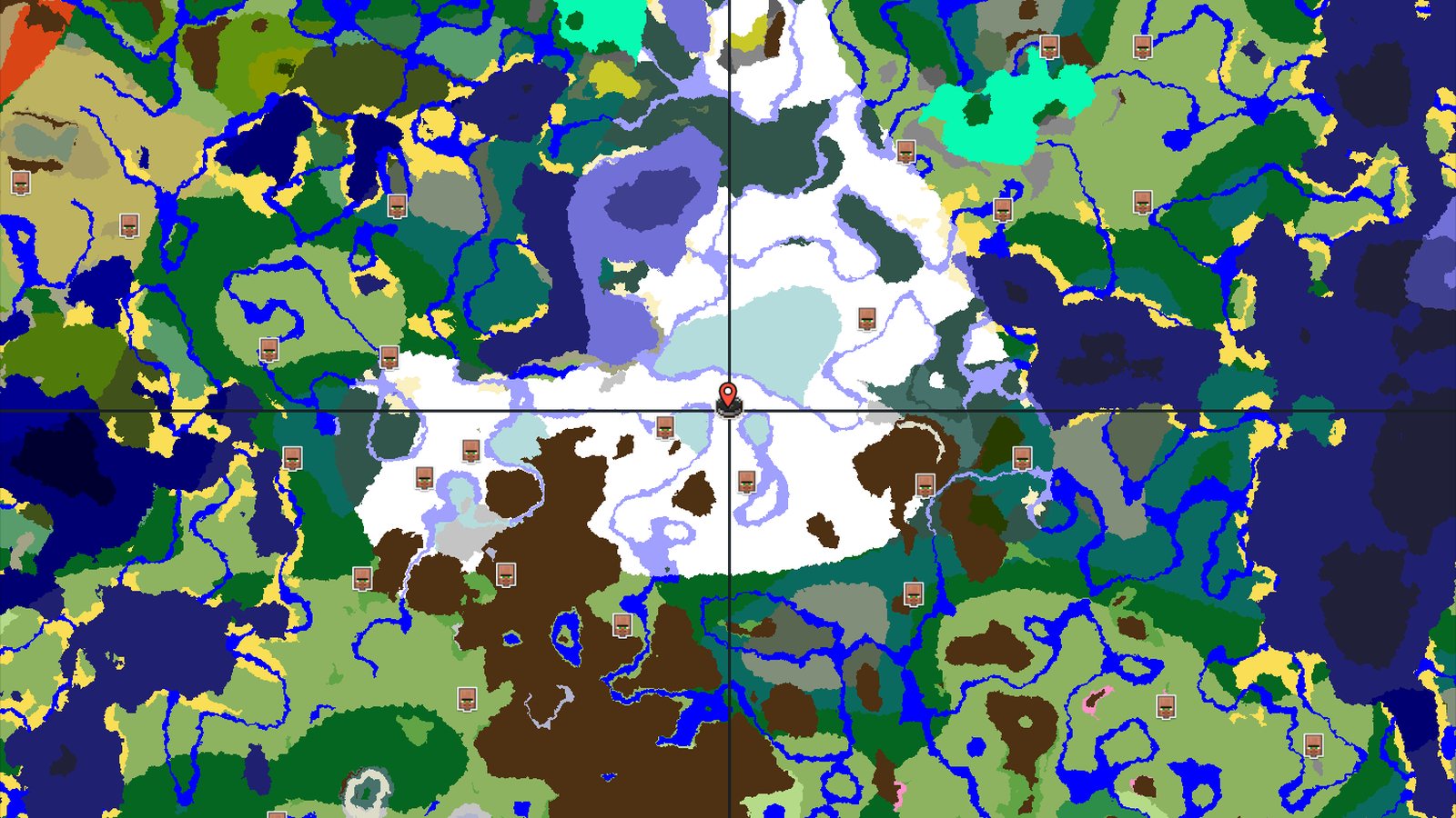 Snowy Plains Spawn with Nearby Ancient City — Minecraft seed preview