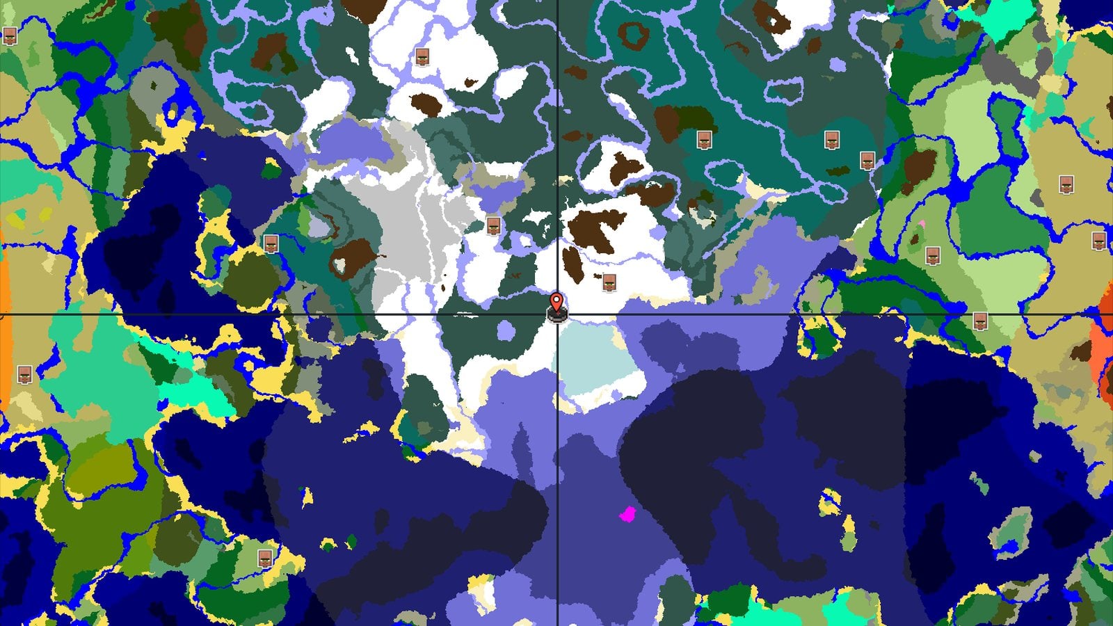 Ice Spikes Near Spawn in a Snowy World — Minecraft seed preview