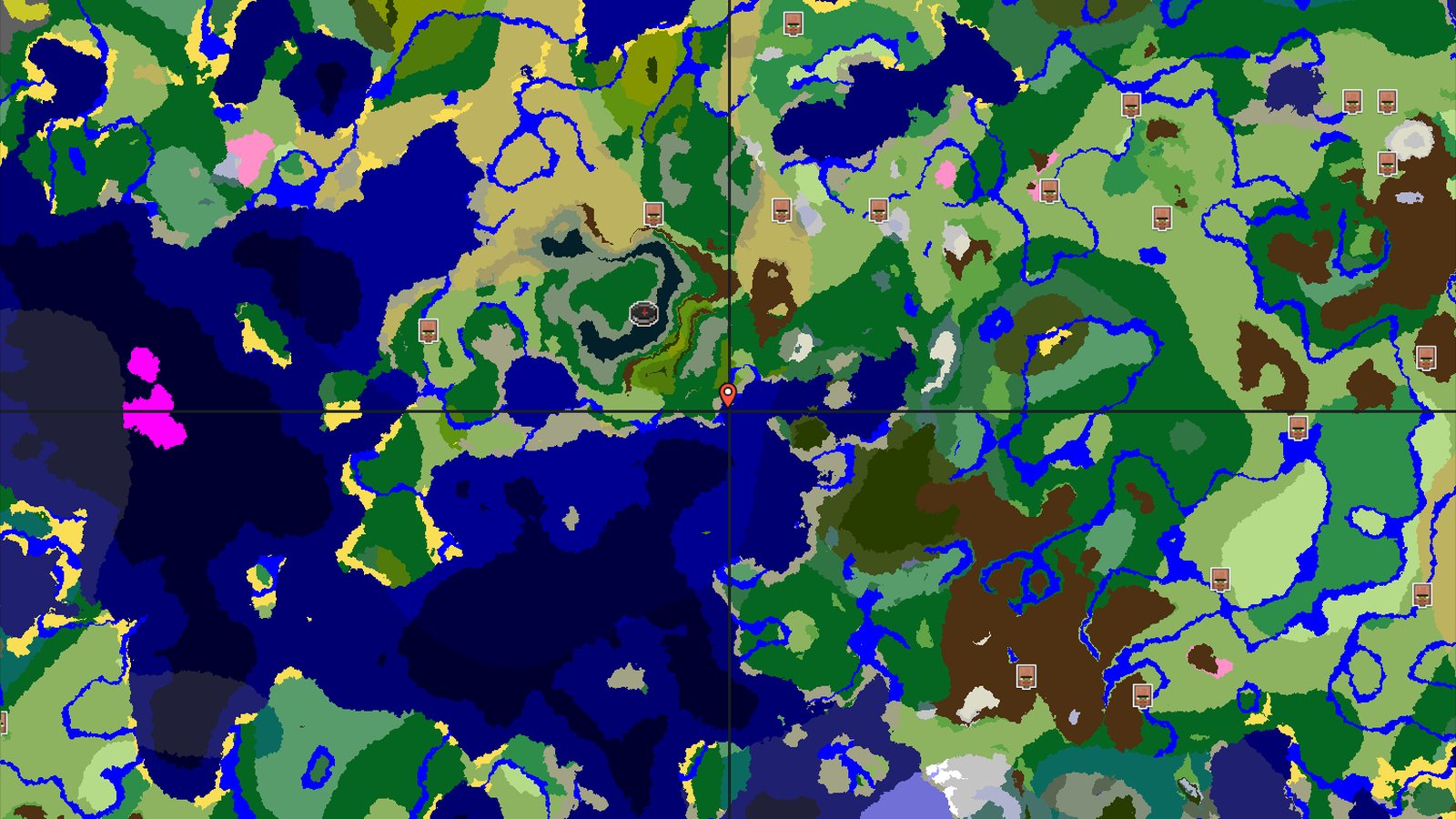 Stony Peaks and Jungle with a Close Mineshaft — Minecraft seed preview