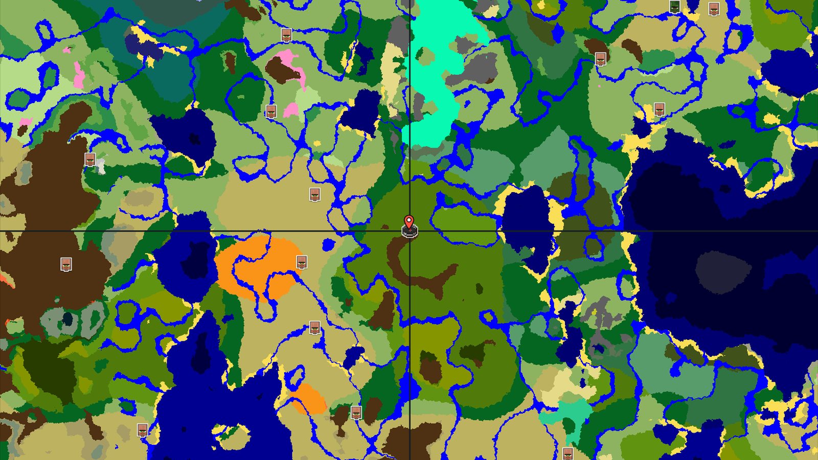 Jungle Plateau Spawn with Distant Wonders — Minecraft seed preview