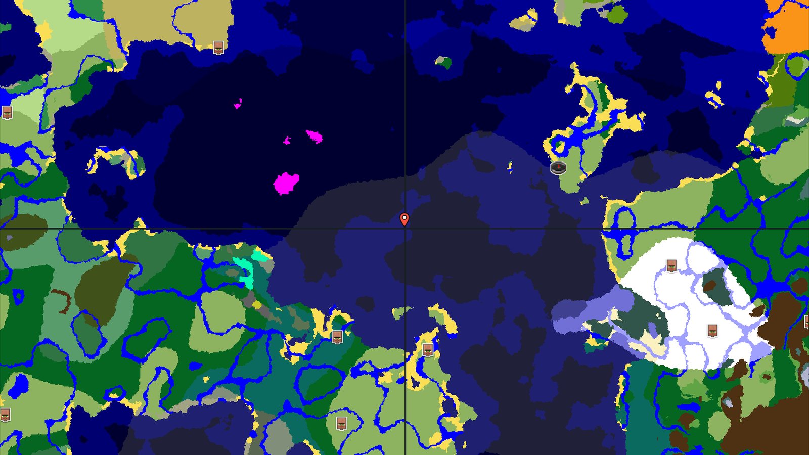 Ocean-Heavy Plains Spawn with a Near Trial Chambers — Minecraft seed preview