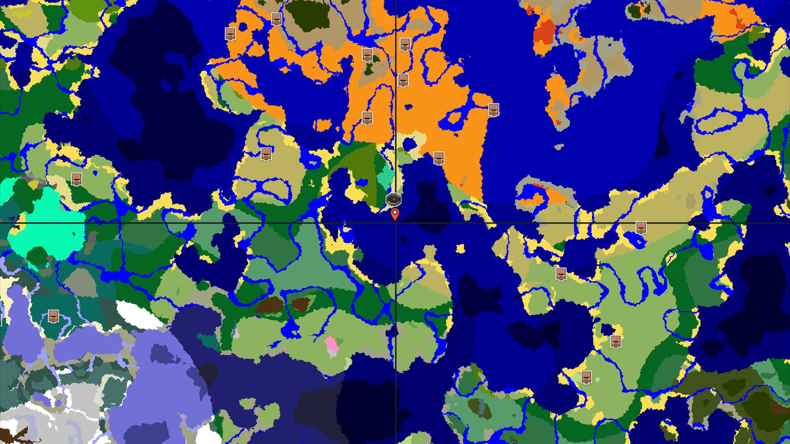 Mangrove Swamp and Ocean Monument Near Spawn — Minecraft seed preview