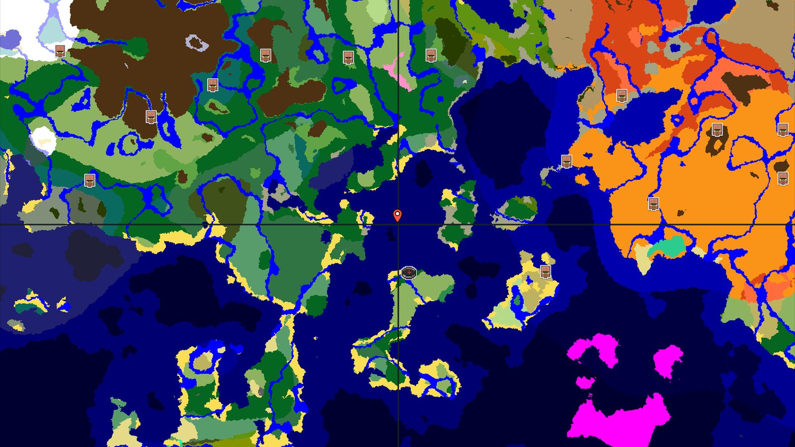 Forest Island Start with Nearby Portal and Chambers — Minecraft seed preview