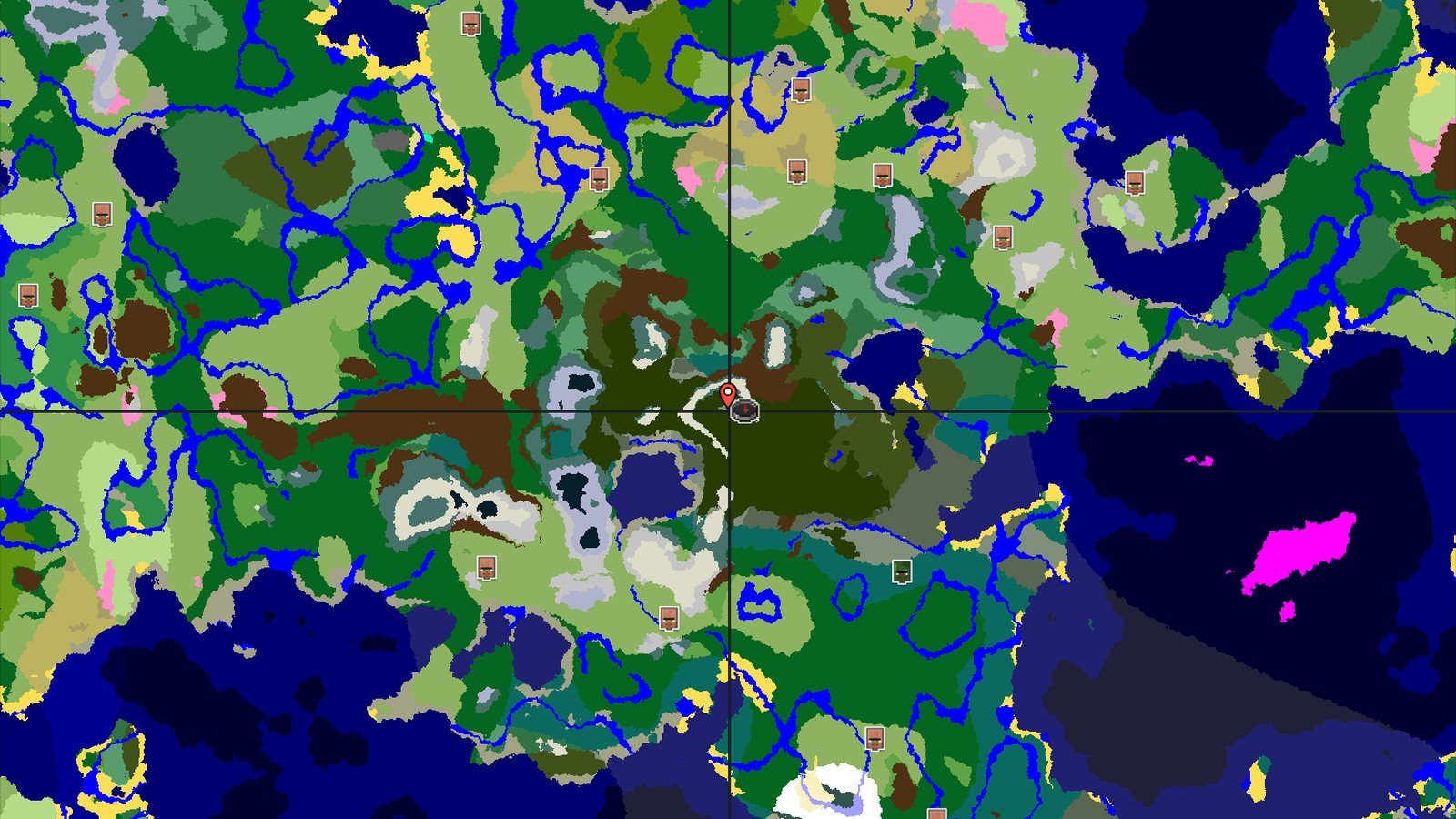 A Mountainous Start With Quick Underground Access — Minecraft seed preview