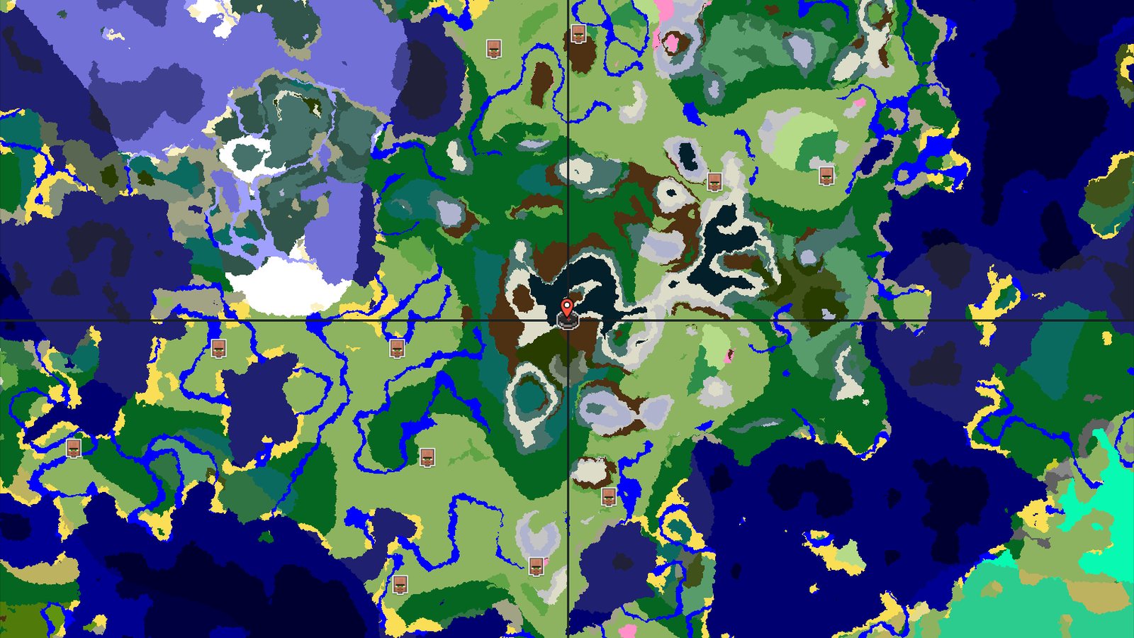 A Jagged Peaks Spawn with Hidden Ancient Depths — Minecraft seed preview