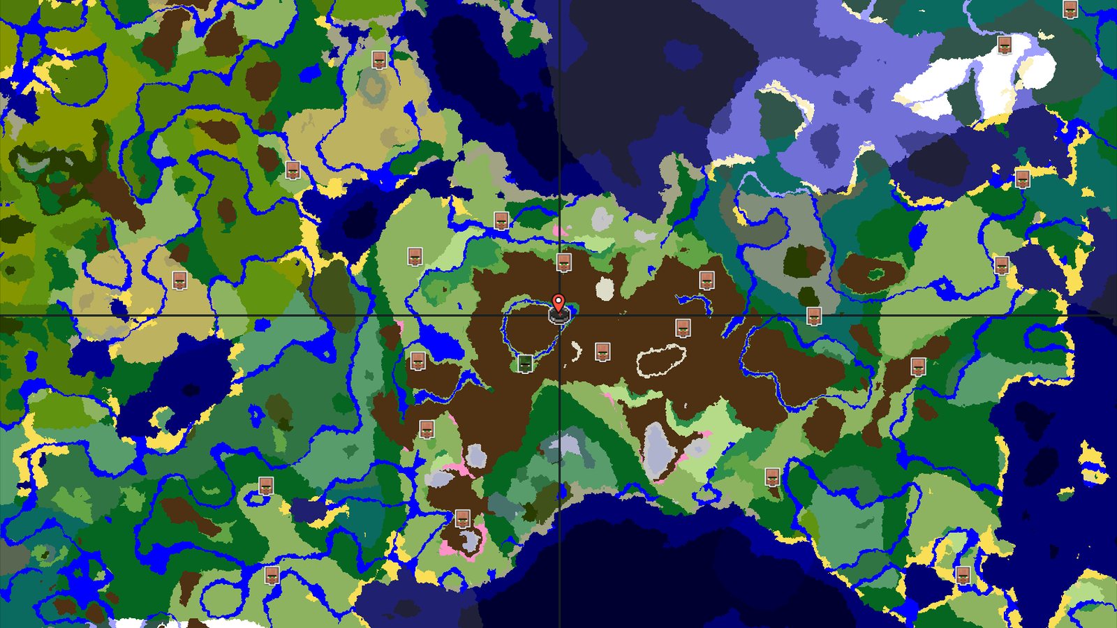 A Seed For Mountain Explorers and Early Mining — Minecraft seed preview