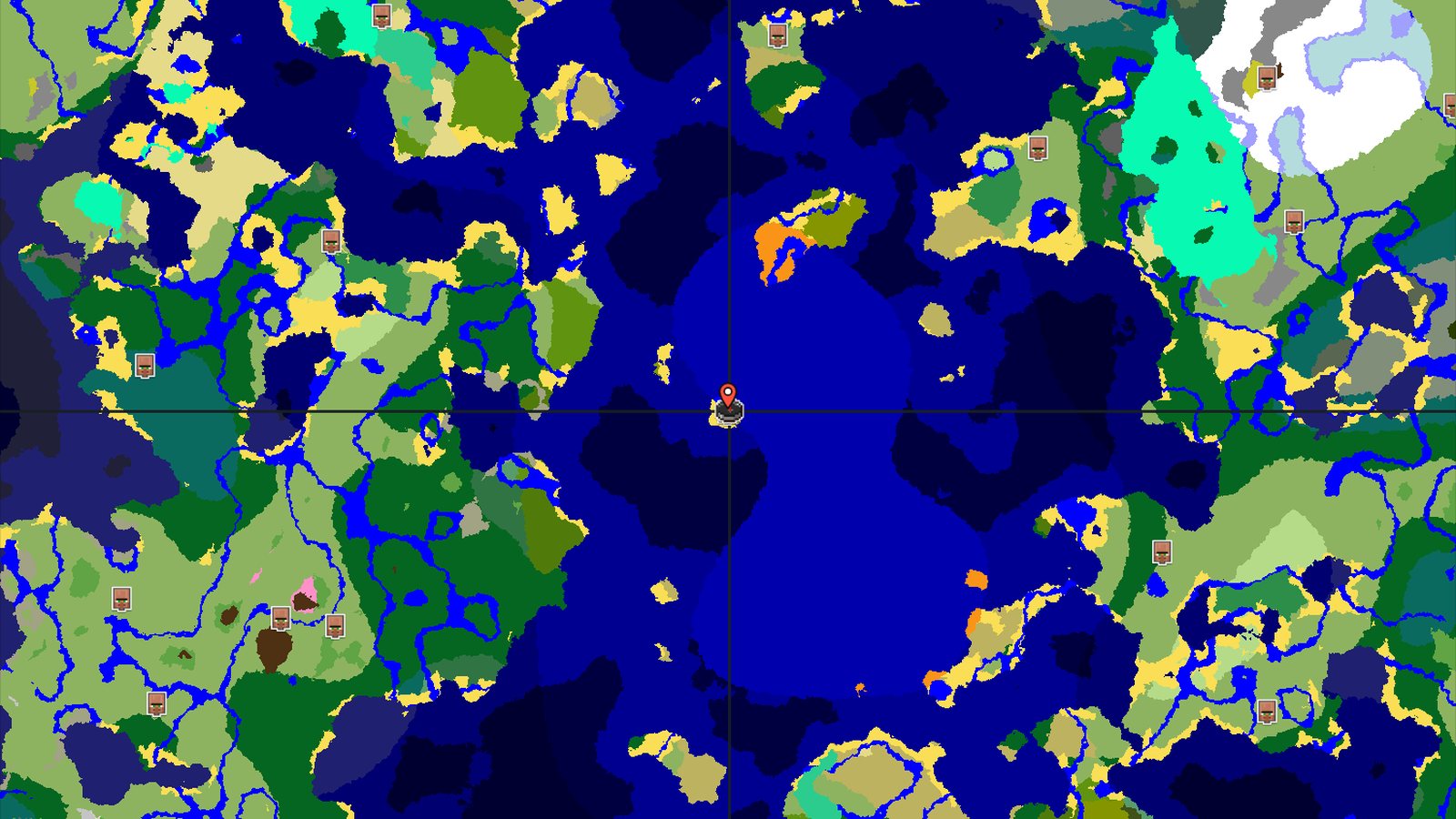 A Village and Jungle Island Start — Minecraft seed preview