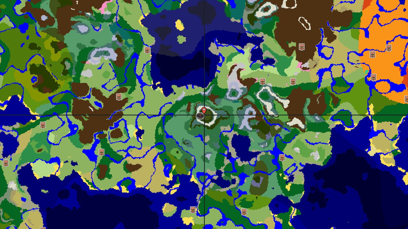 Dark Forest Spawn with Nearby Jagged Peaks and Ancient City — Minecraft seed preview