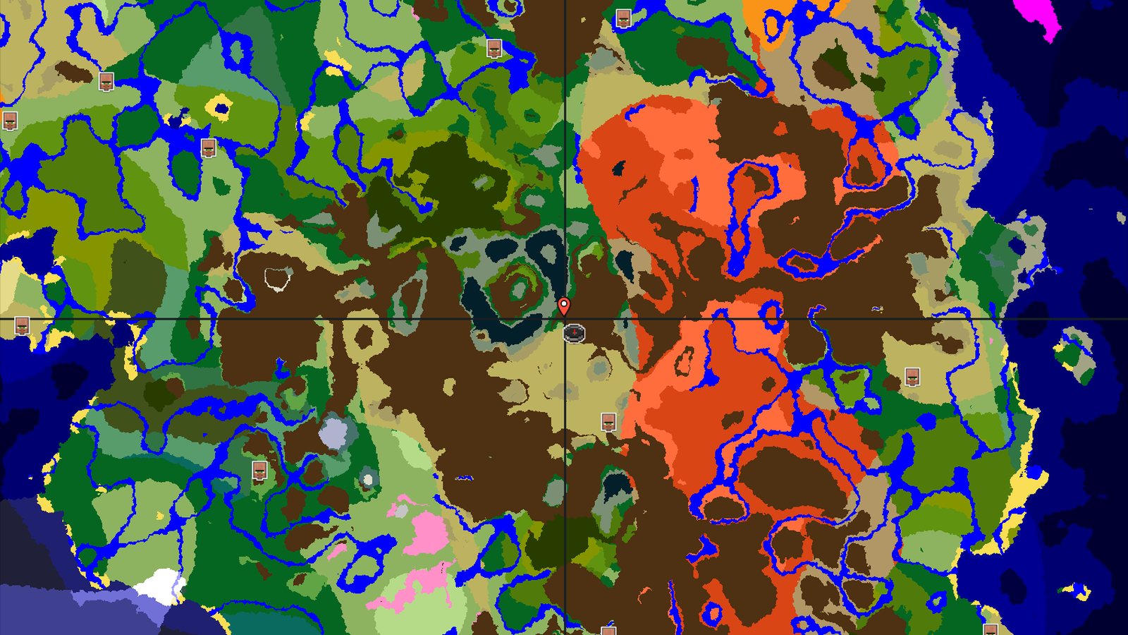 Spawn Near a Stony Peaks Mountain and Badlands — Minecraft seed preview