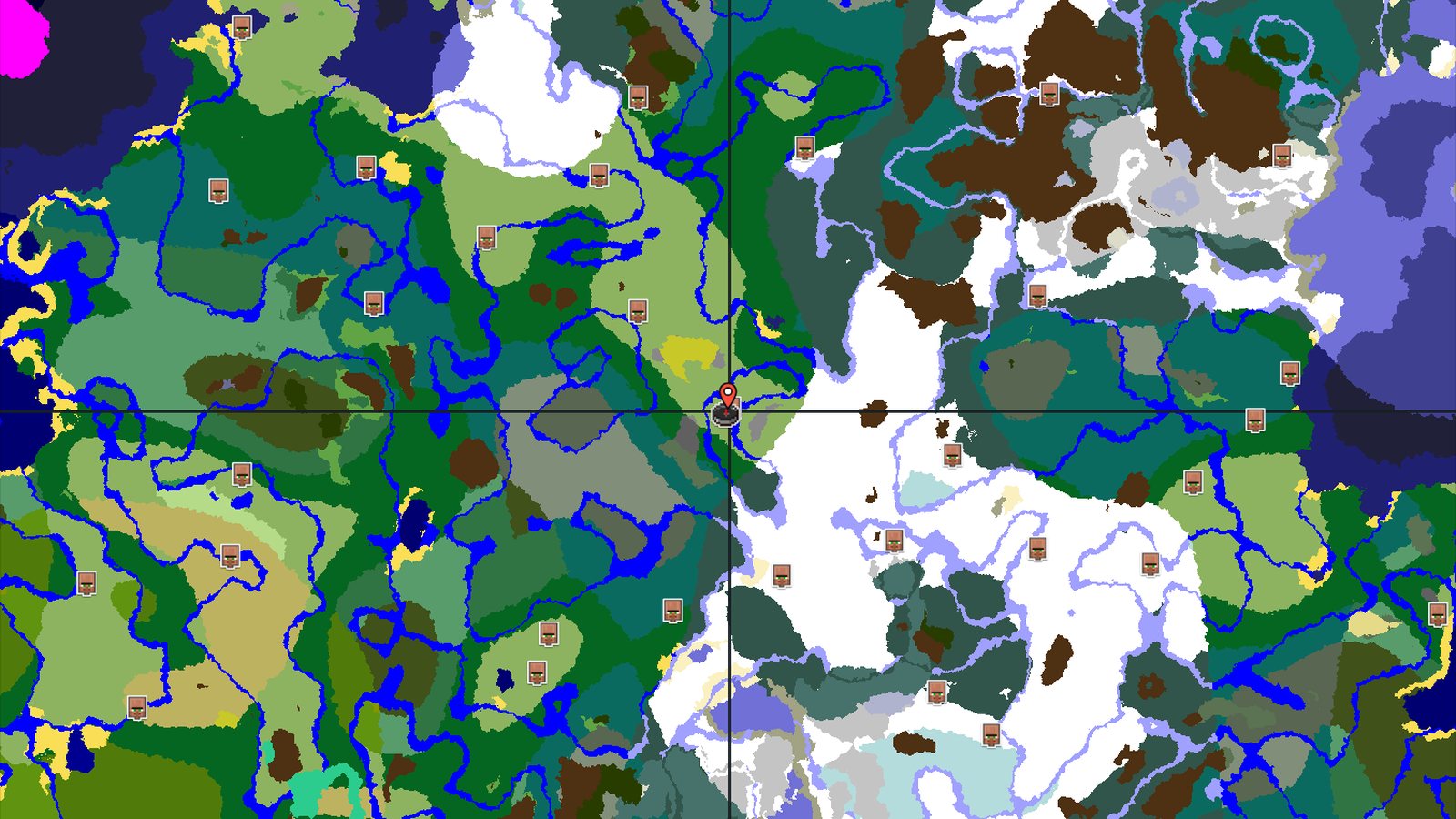 Village and Trial Chambers Near Spawn — Minecraft seed preview