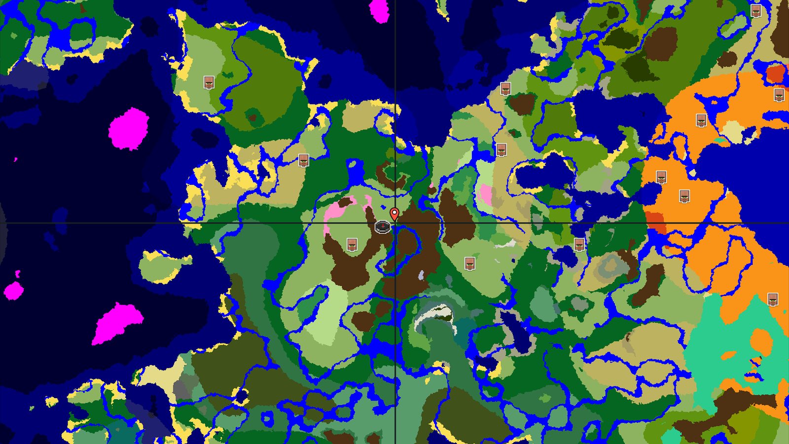 Pristine Cherry Grove Hills and Nearby Trial Chambers — Minecraft seed preview