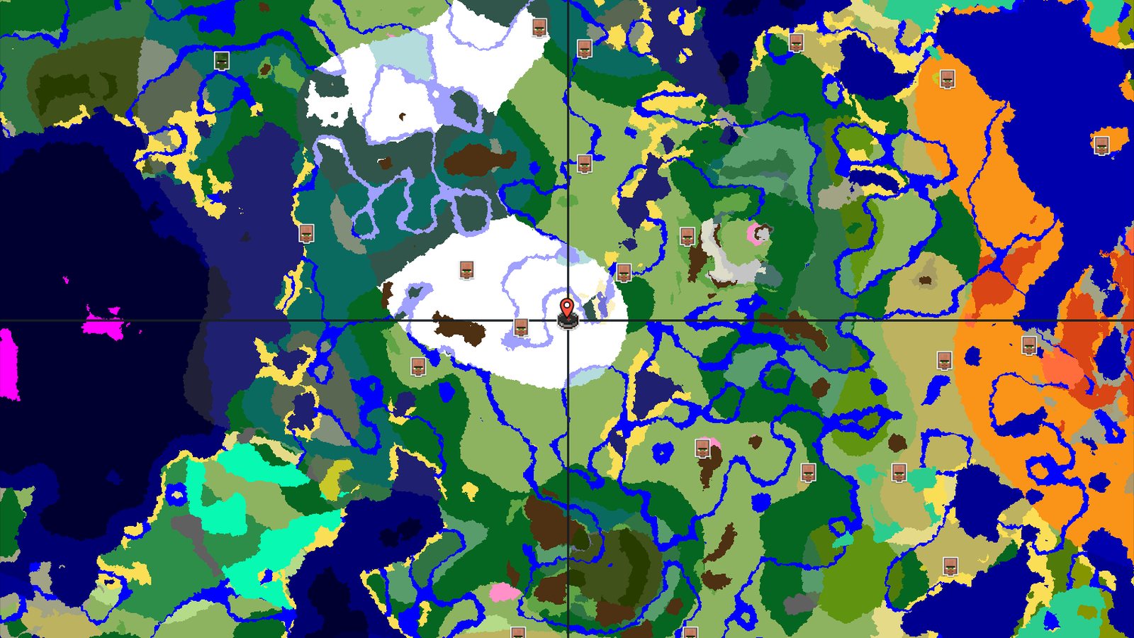 Snowy Plains Spawn with Nearby Ancient City — Minecraft seed preview