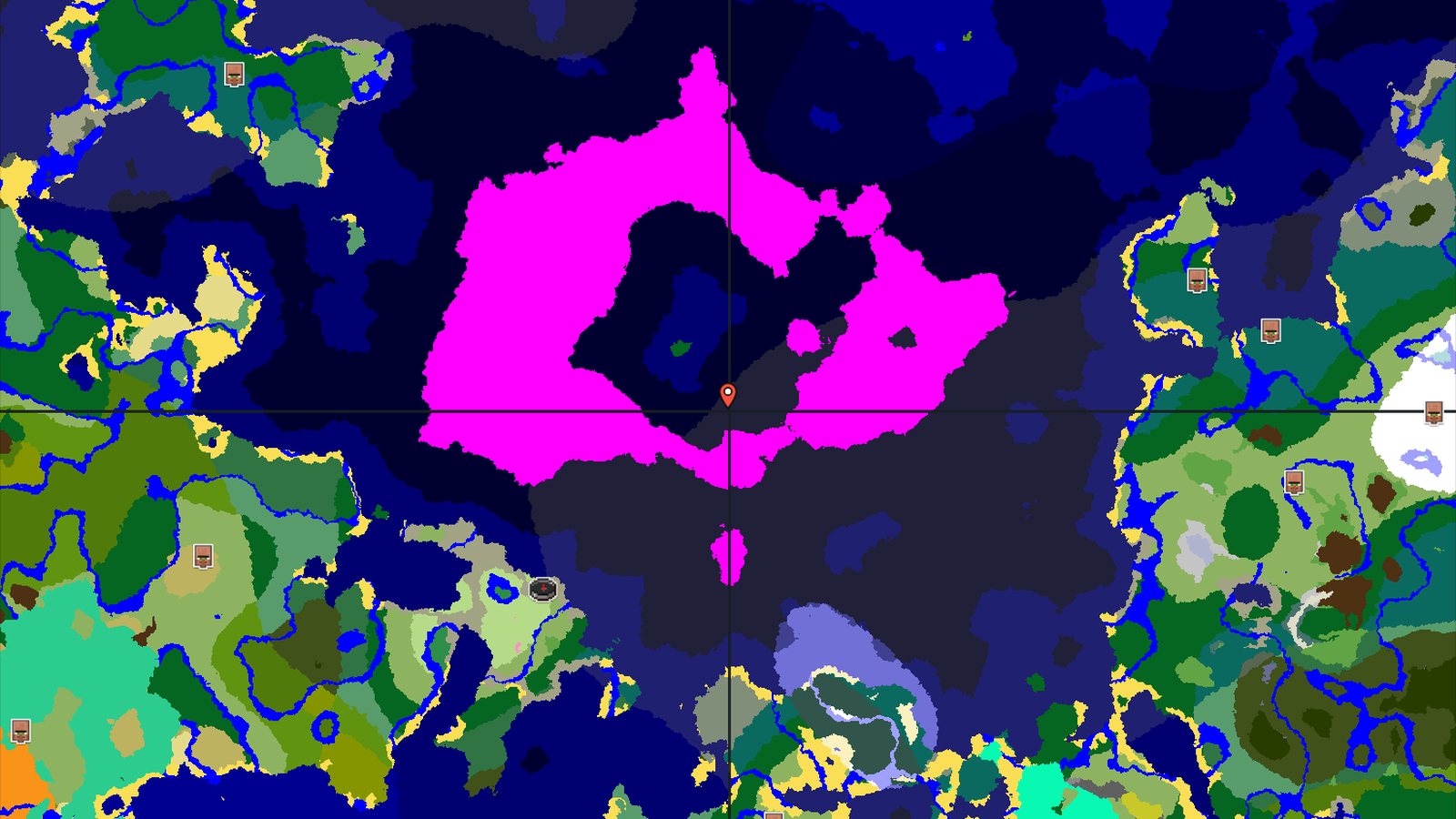 Spawn Near a Small Mushroom Fields Peninsula — Minecraft seed preview